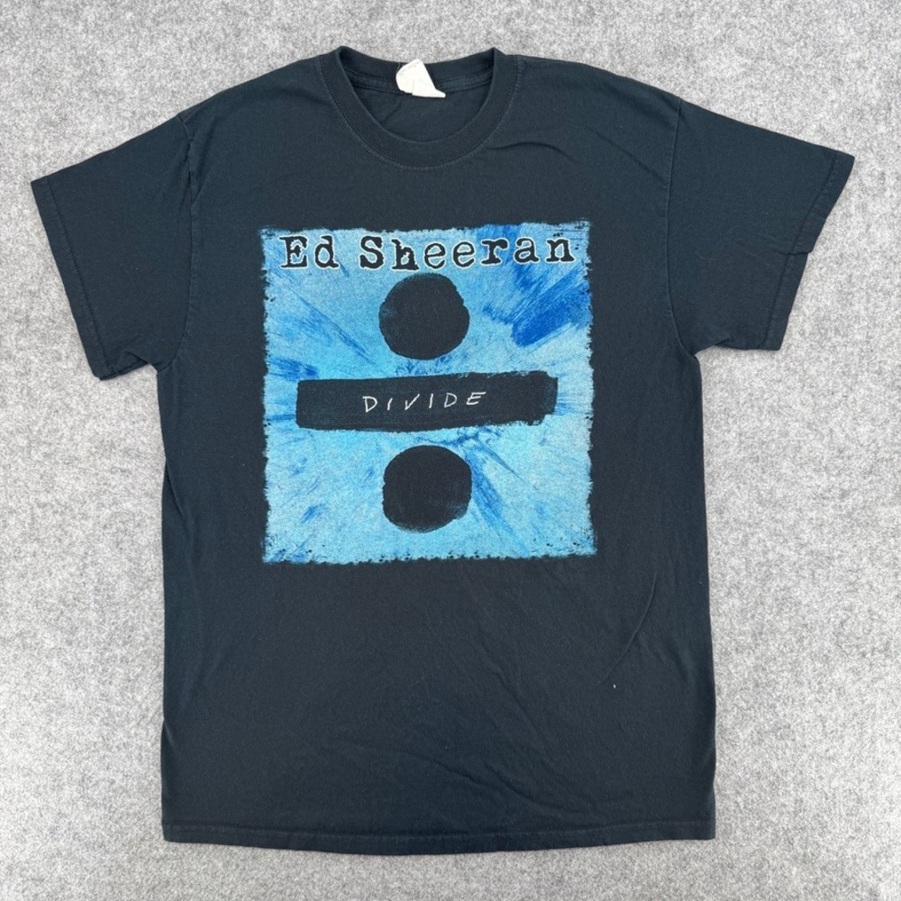 Ed Sheeran Divide Tour 2017 Black Graphic Mens M